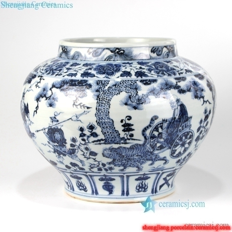 RZNo02 Guiguzi down the mountain reproduction Yuan dynasty porcelain vase FROM jingdezhen shengjiang  company