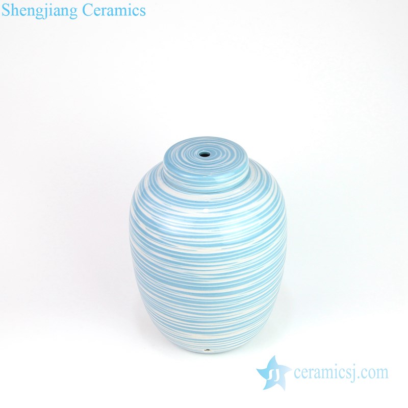  handmade round ceramic lamp