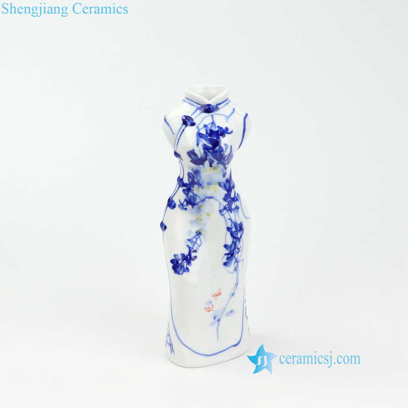  China cheongsam design ceramic vase