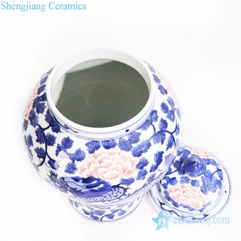 handmade  ceramic jar with lid