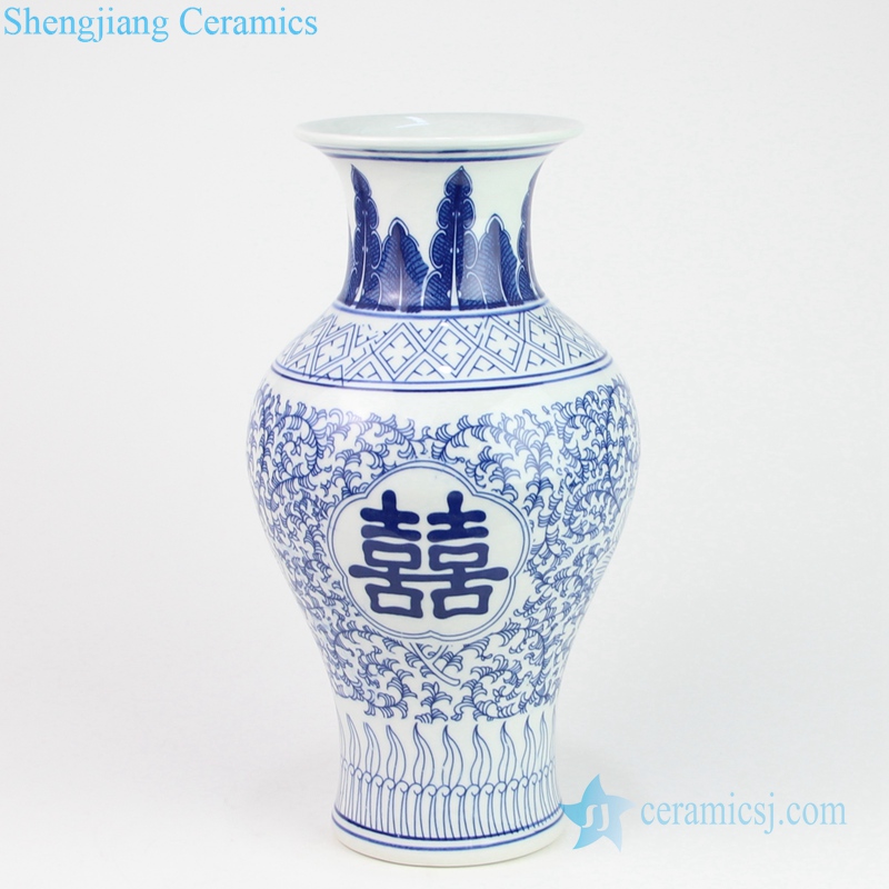  light blue ceramic vase