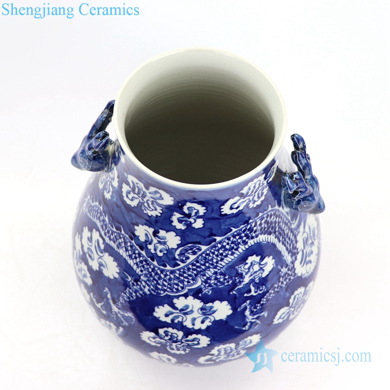 porcelain china dragon vase