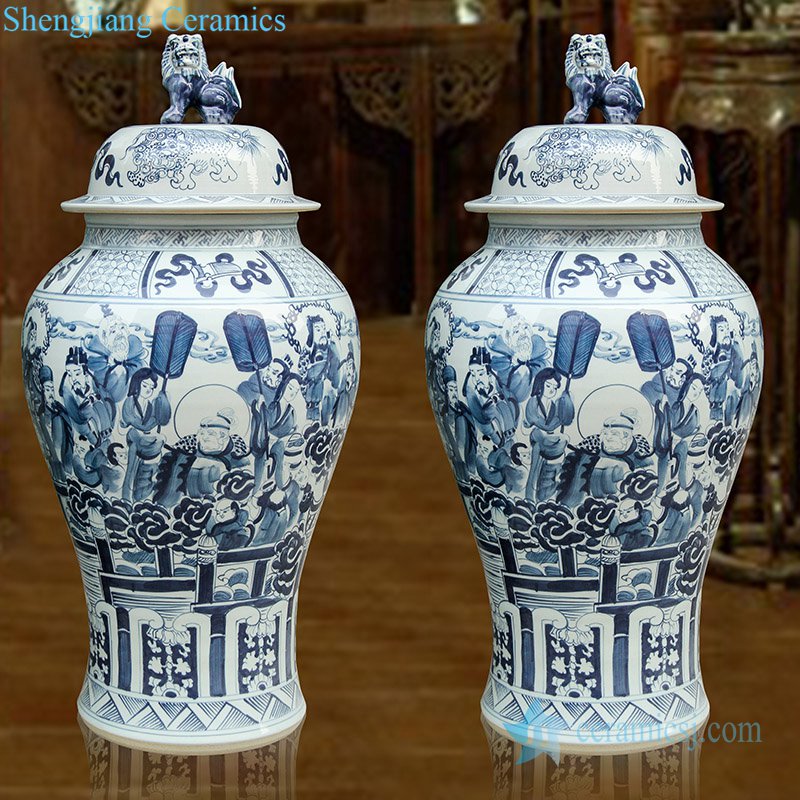 China fairy tale ceramic jar