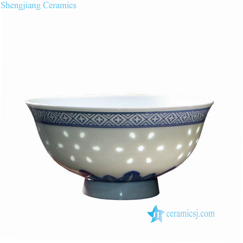 rice pattern ceramic bowl for eating