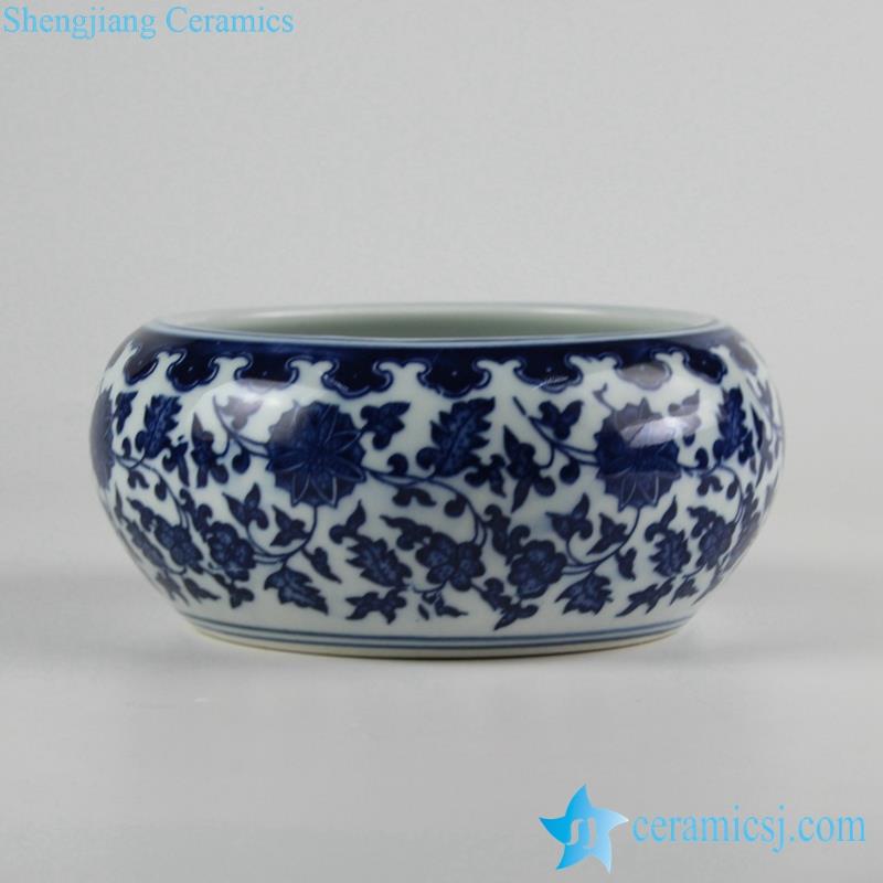  blue  and white floral porcelain  holder