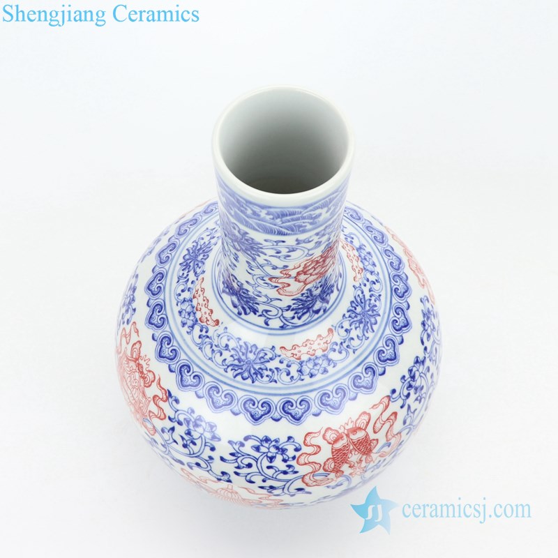 hand painted ceramic decorative vase frm shengjiang company 