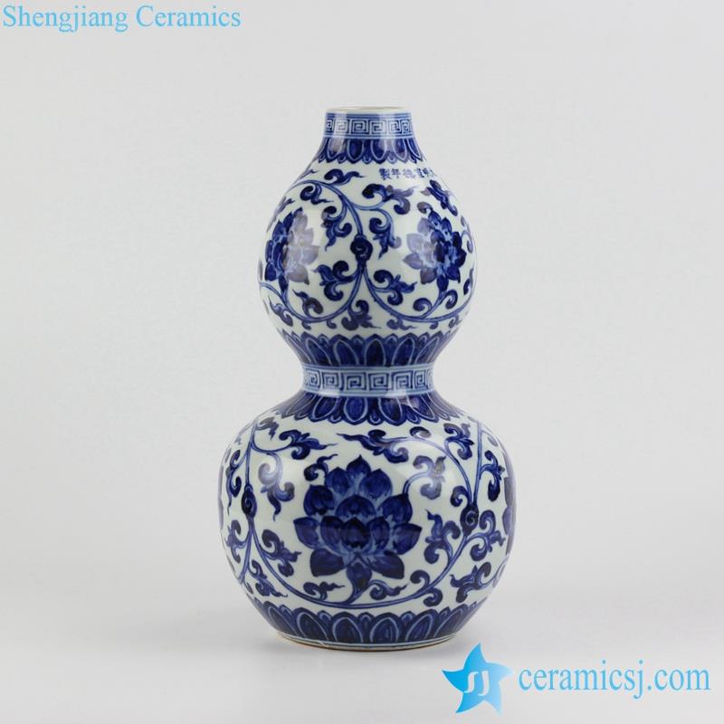  handmade calabash shape ceramic vase