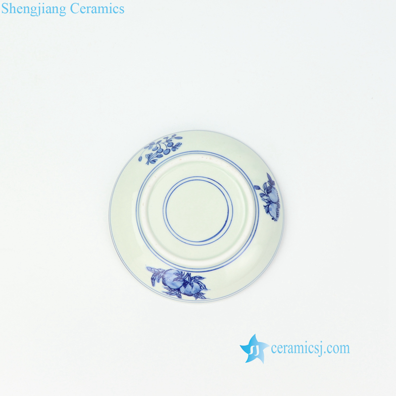 wild duck in lotus pond porcelain plate