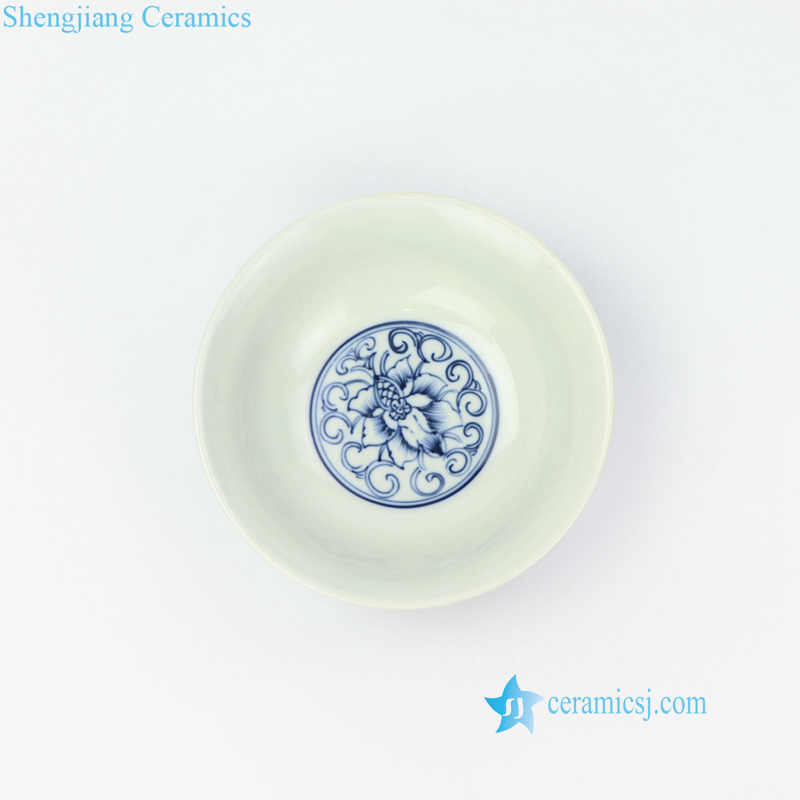 pure hand- painting with flower pattern  ceramic bowl