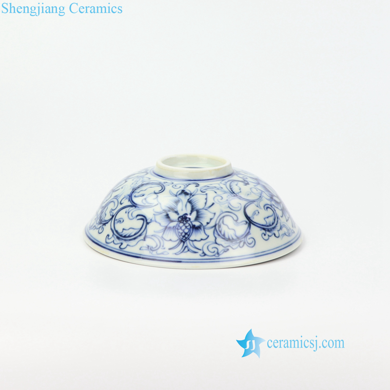 pure hand painted  with flower pattern ceramic bowl
