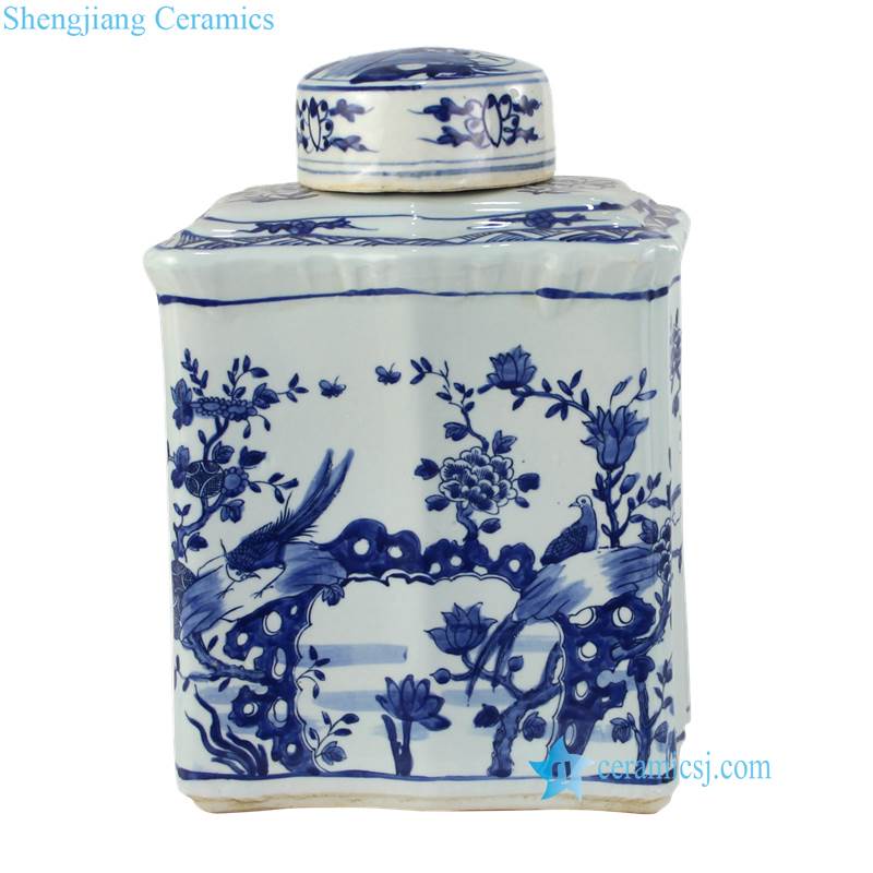  flower pattern ceramic box