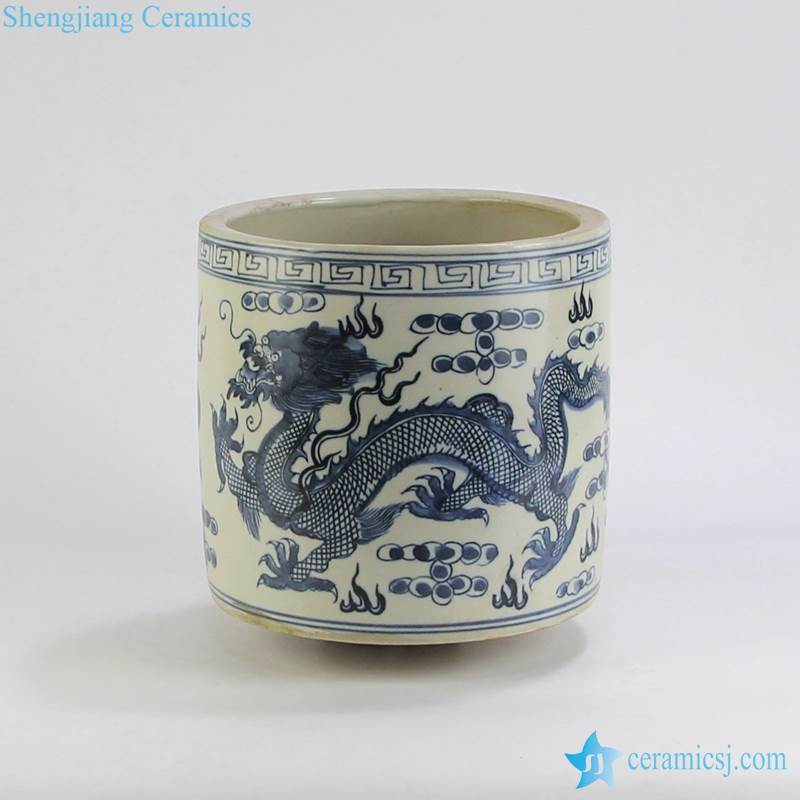 China dragon porcelain pen holder