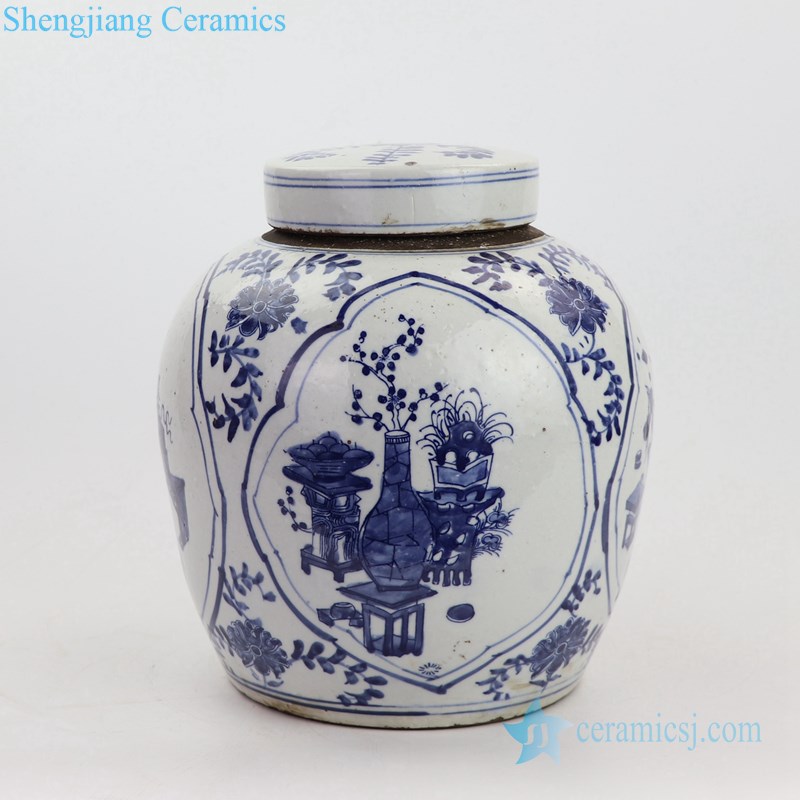 China ancient precious ceramic tea jar