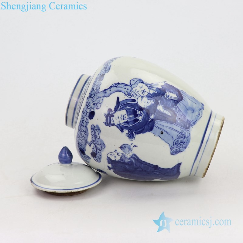 candle knob lid ceramic jar from shengjiang company 