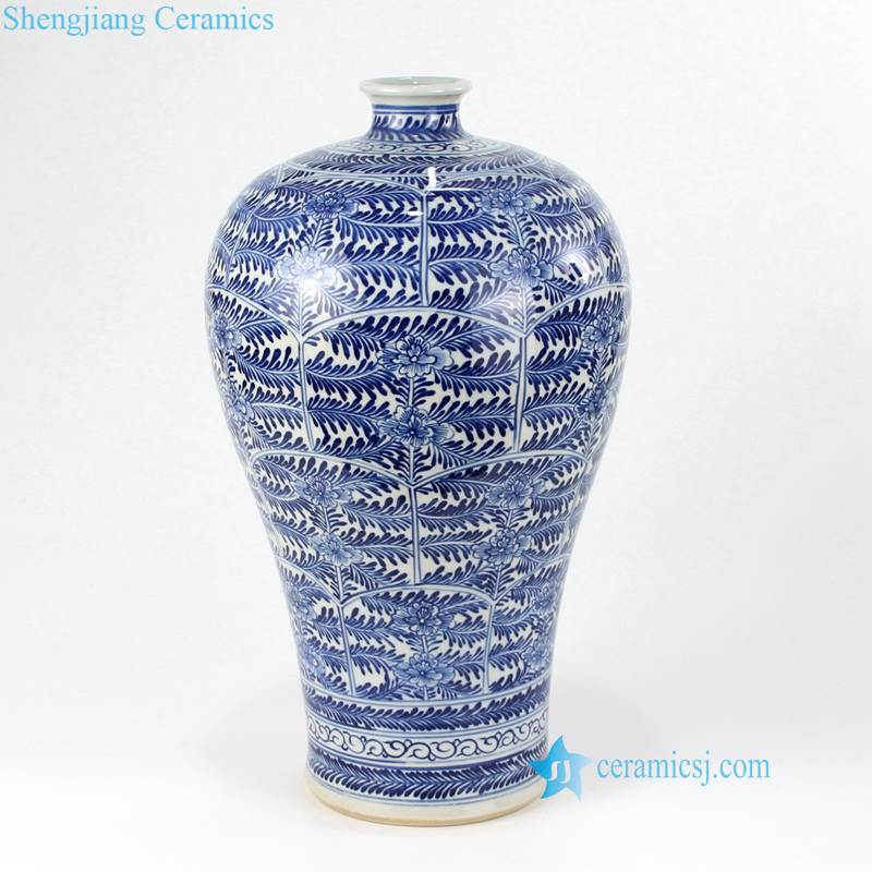 plump shoulder pattern porcelain vase