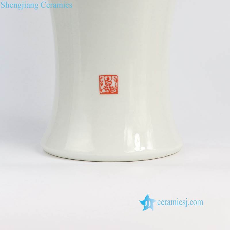 bamboo pattern ceramic vase 