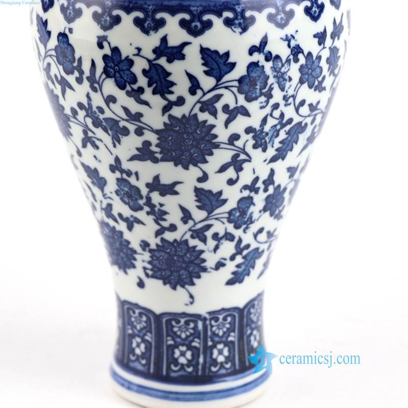  China cheap blue and white porcelain vase