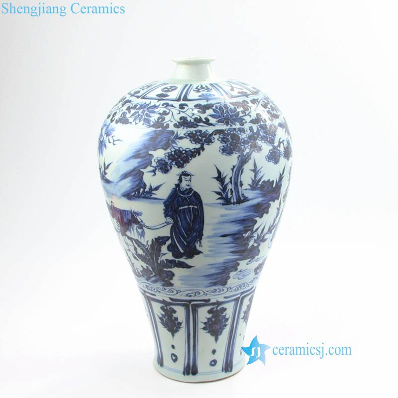 xiaohe chasing hanxin under moonlight ceramic vase