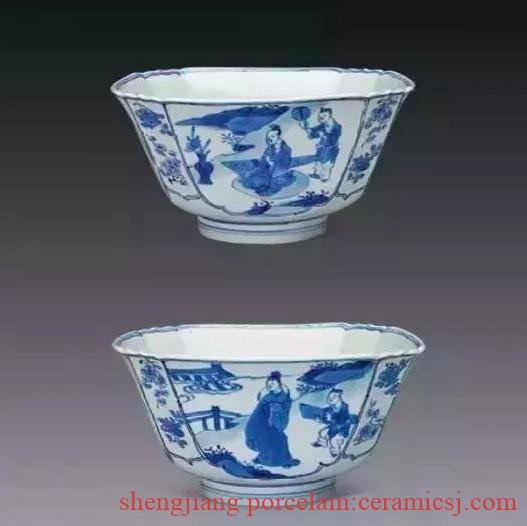 The eight pieces of Kangxi blue and white story porcelain collected in the Forbidden City are exquisite in porcelain, and the pieces are called art treasures.