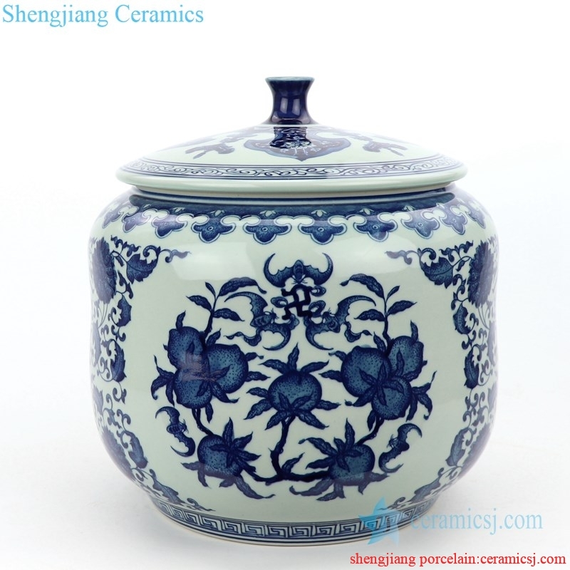 high quality  handmade  ceramic tea jar