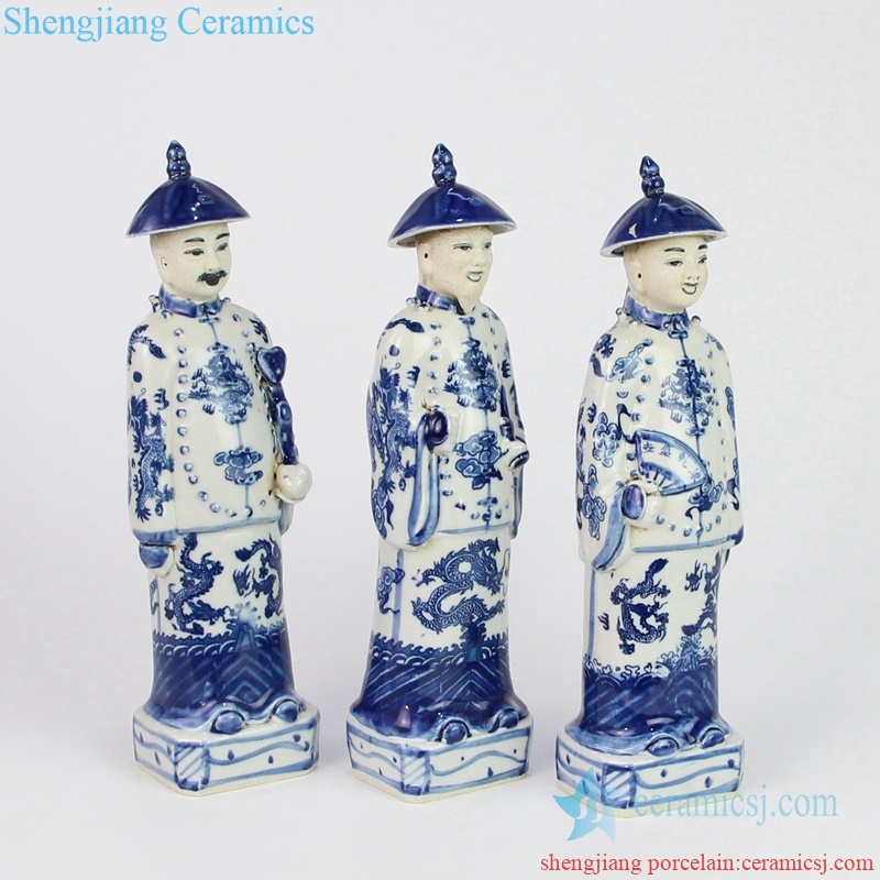 emperors porcelain figurine from shengjiang company 